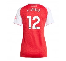 Arsenal Jurrien Timber #12 Koszulka Podstawowa damskie 2025-26 Krótki Rękaw